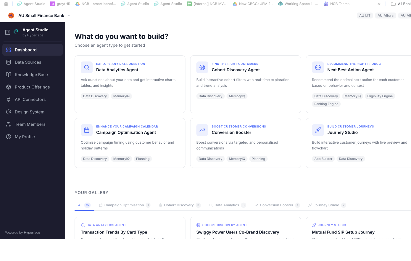 Agent Studio Dashboard